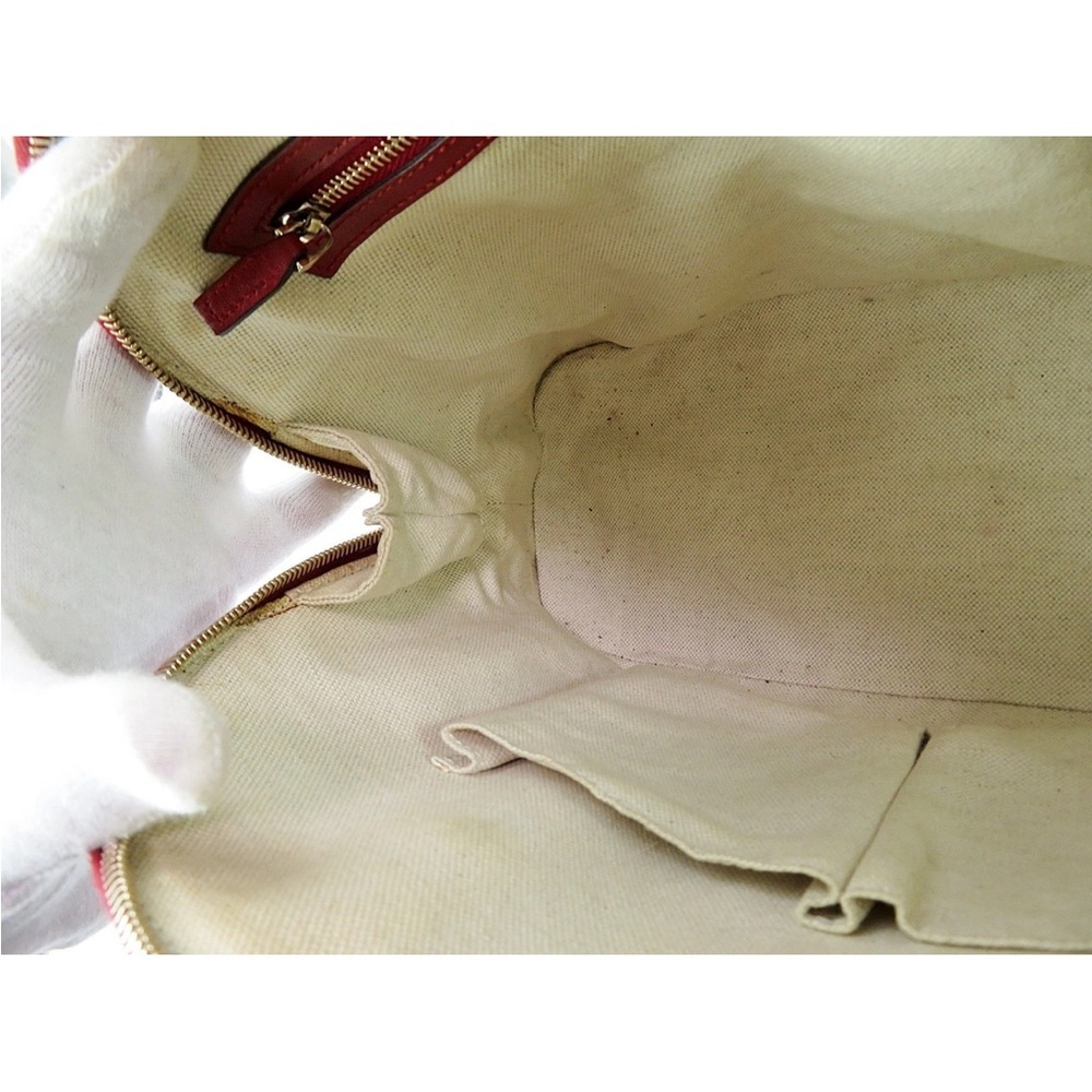 Gucci Glossy Red Satchel Bag - Picture 12 of 16